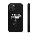 Respect The Call phone case for iPhone 11 Pro, glossy finish, The Skinny Podcast with Joey Merlino & Lil Snuff merch