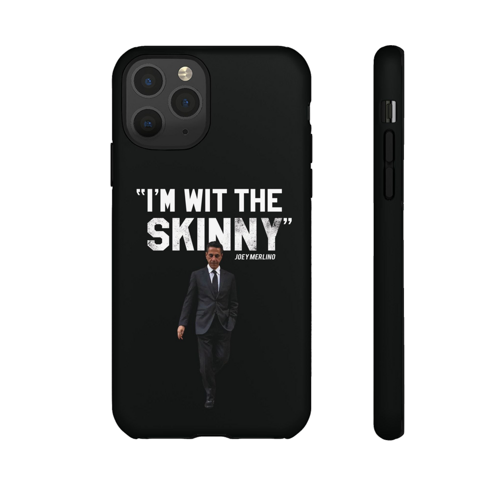 Respect The Call phone case for iPhone 11 Pro, matte finish, Skinny Joey's Cheesesteaks apparel