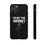 Respect The Call phone case for iPhone 11 Pro, matte finish, Skinny Joey's Cheesesteaks apparel