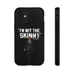 Respect The Call phone case for iPhone 12 Mini, matte finish, The Skinny Podcast with Joey Merlino & Lil Snuff merch