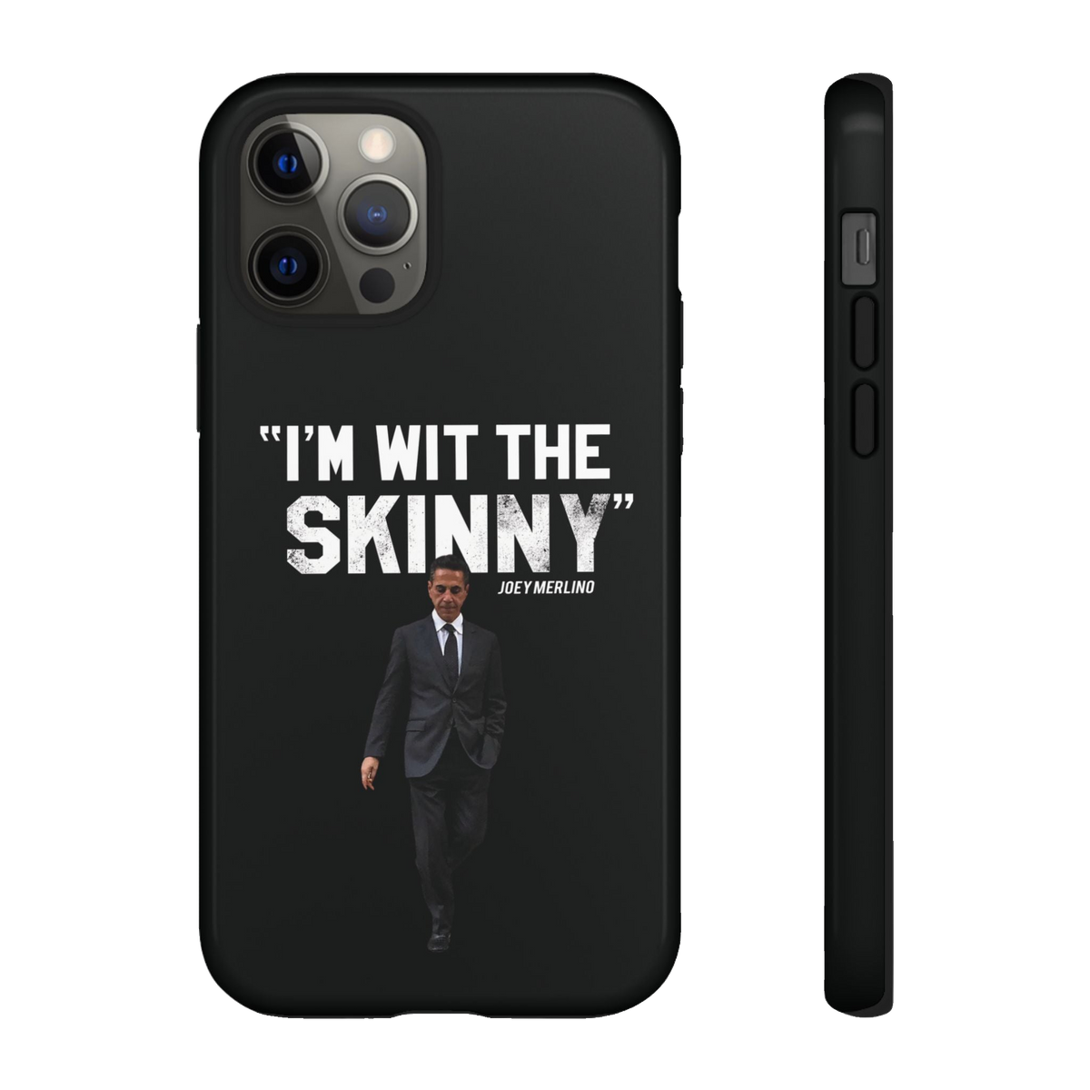 Respect The Call phone case for iPhone 12 Pro, glossy finish, Philadelphia streetwear