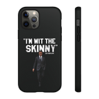 Respect The Call phone case for iPhone 12 Pro, matte finish, The Skinny with Joey Merlino podcast merch
