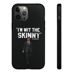 Respect The Call phone case for iPhone 12 Pro Max, matte finish, Skinny Joey's Cheesesteaks apparel