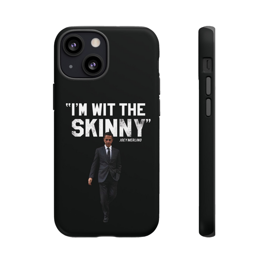 Respect The Call phone case for iPhone 13 Mini, matte finish, The Skinny Podcast with Joey Merlino & Lil Snuff merch