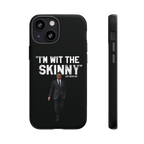 Respect The Call phone case for iPhone 13 Mini, matte finish, The Skinny Podcast with Joey Merlino & Lil Snuff merch