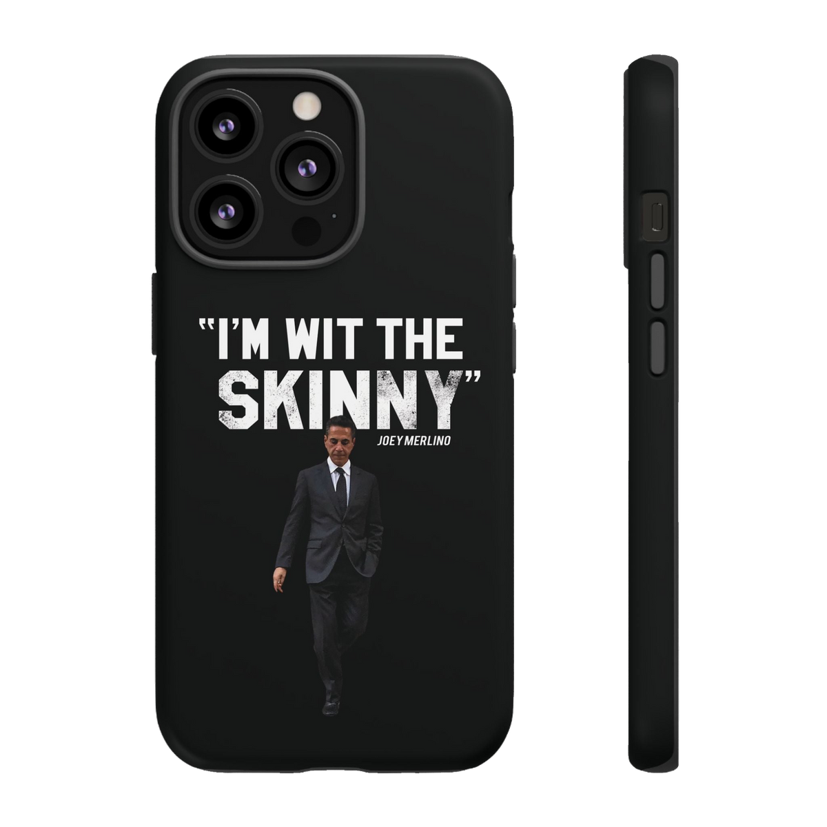 Respect The Call phone case for iPhone 13 Pro, matte finish, South Philly streetwear