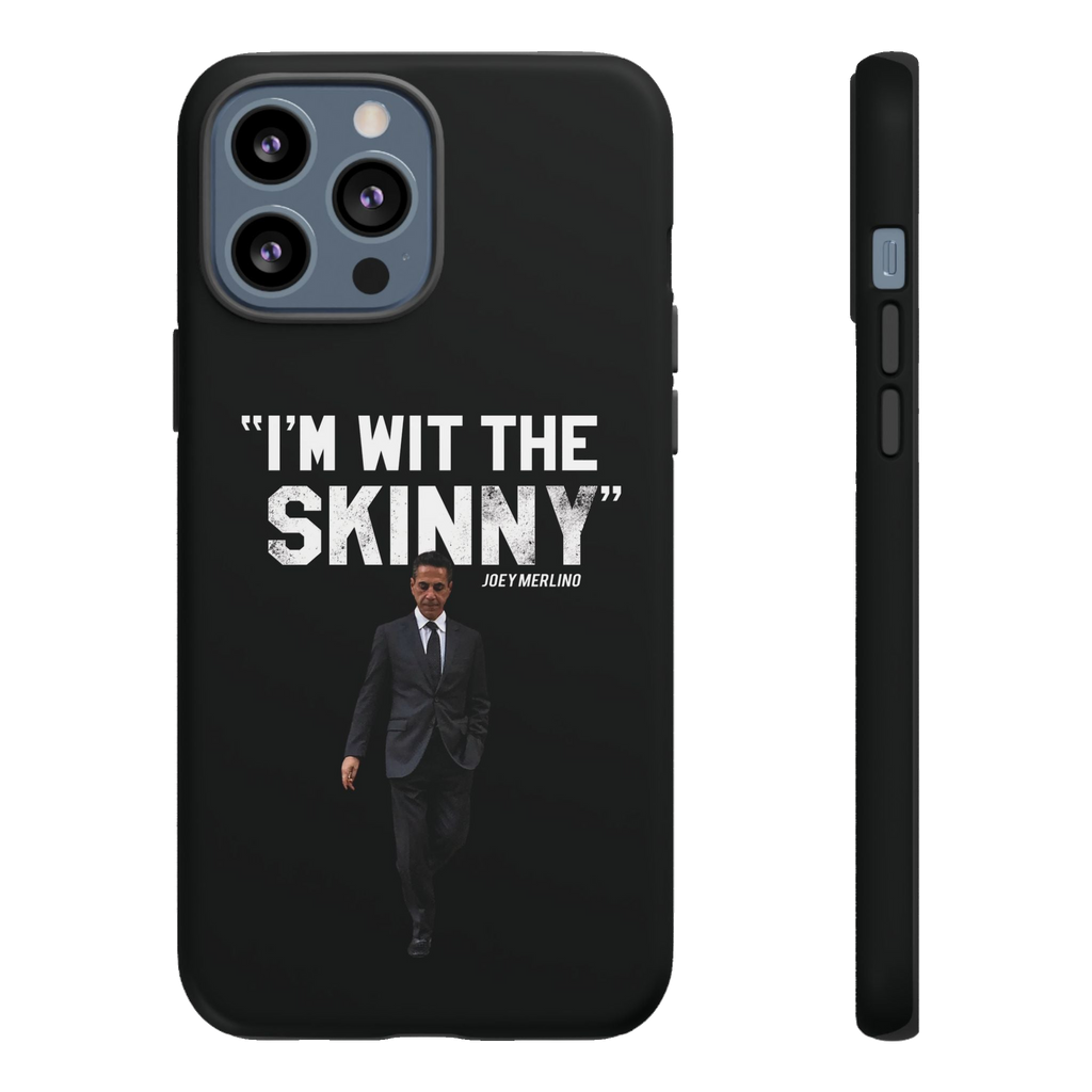 Respect The Call phone case for iPhone 13 Pro Max, matte finish, The Skinny with Joey Merlino podcast merch