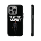 Respect The Call phone case for iPhone 14 Pro, glossy finish, South Philly streetwear