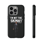 Respect The Call phone case for iPhone 14 Pro, matte finish, Philadelphia streetwear