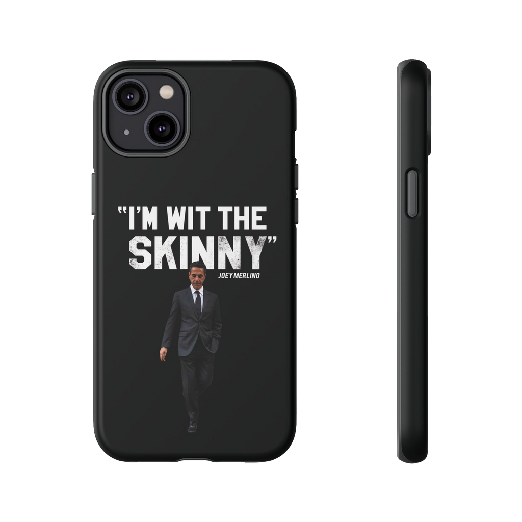 Respect The Call phone case for iPhone 14 Plus, matte finish, The Skinny Podcast with Joey Merlino & Lil Snuff merch