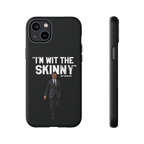 Respect The Call phone case for iPhone 14 Plus, matte finish, The Skinny Podcast with Joey Merlino & Lil Snuff merch