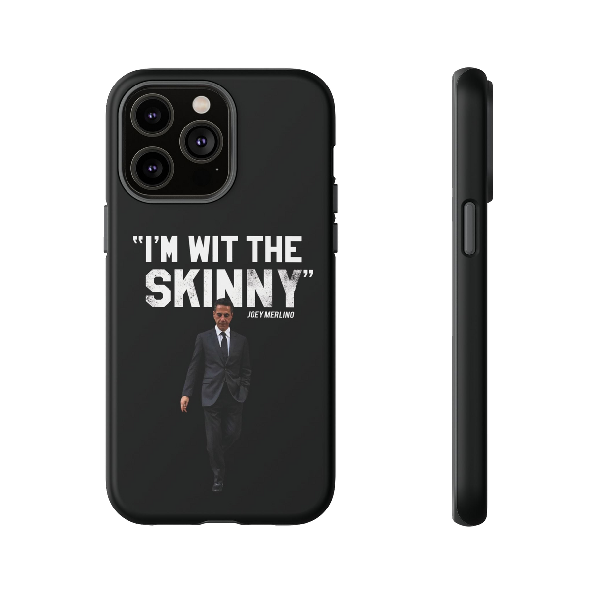 Respect The Call phone case for iPhone 14 Pro Max, matte finish, South Philly streetwear
