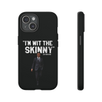 Respect The Call phone case for iPhone 15, matte finish, The Skinny with Joey Merlino podcast merch