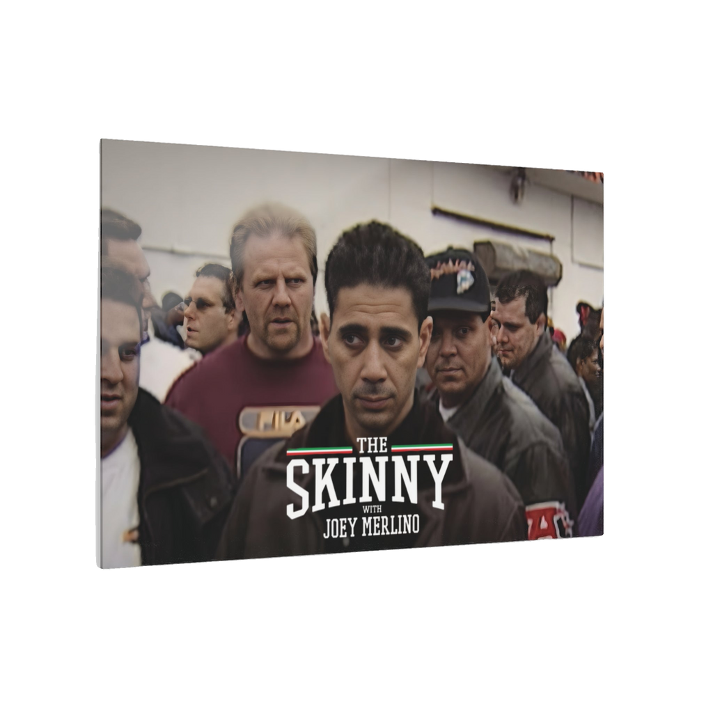 Joey Merlino acrylic glass wall art, 36x24 in, Philadelphia streetwear
