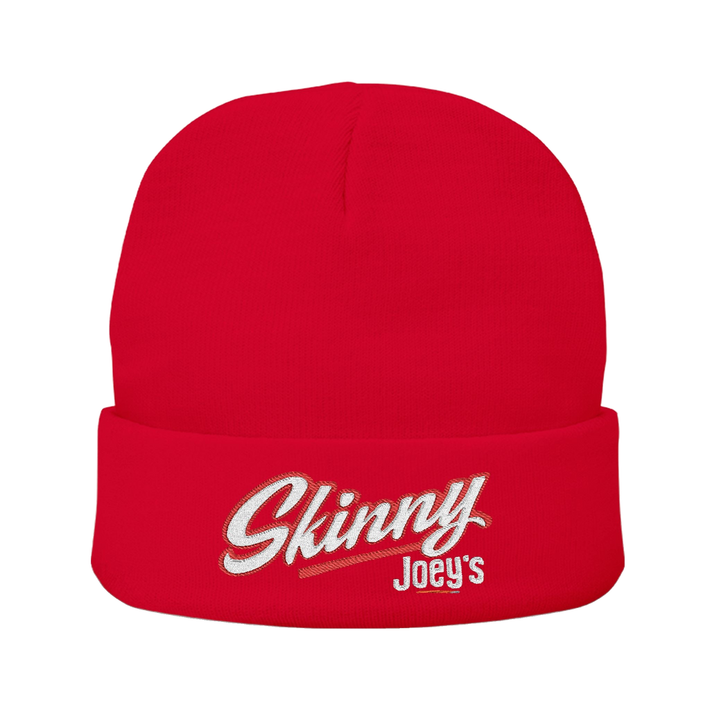 Skinny embroidered knit beanie, Philly culture apparel