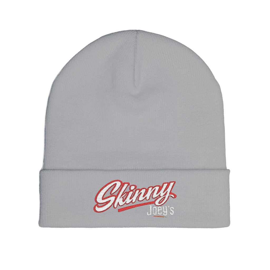 Skinny embroidered knit beanie, The Skinny Podcast with Joey Merlino & Lil Snuff merch