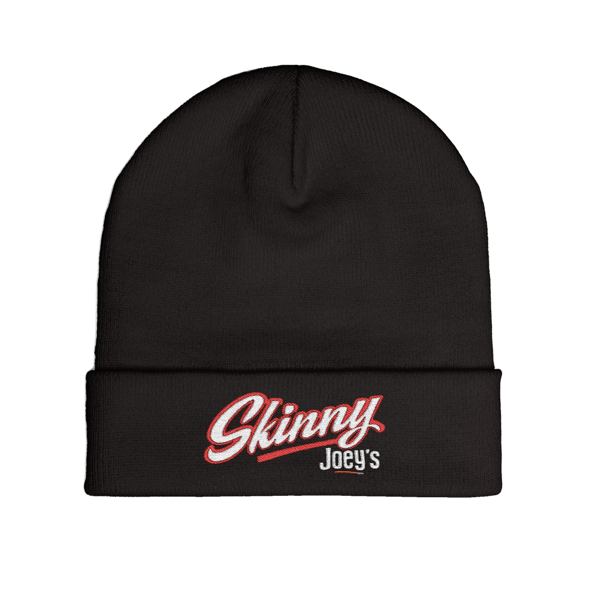Skinny embroidered knit beanie, South Philly streetwear