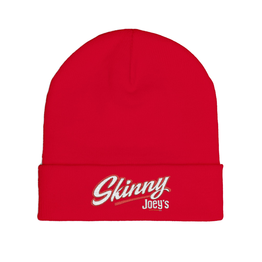 Skinny embroidered knit beanie, gallery photo 18, The Skinny with Joey Merlino podcast merch