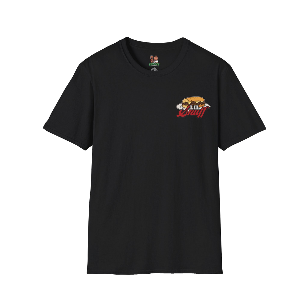 I AM HIM Lil Snuff rant graphic tee, The Skinny Podcast with Joey Merlino & Lil Snuff merch