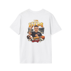 I AM HIM Lil Snuff rant graphic tee, Italian American pride apparel