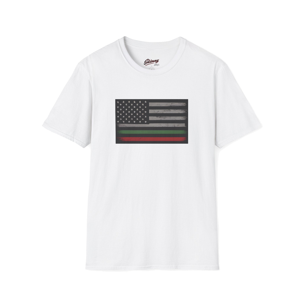 Italian Pride flag graphic tee in white, South Philly streetwear