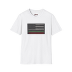 Italian Pride flag graphic tee in white, South Philly streetwear
