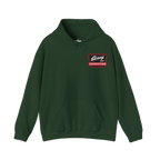 Skinny Joey's Cheesesteaks logo hoodie in forest green, The Skinny Podcast with Joey Merlino & Lil Snuff merch