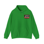 Skinny Joey's Cheesesteaks logo hoodie in Irish green, Philadelphia streetwear