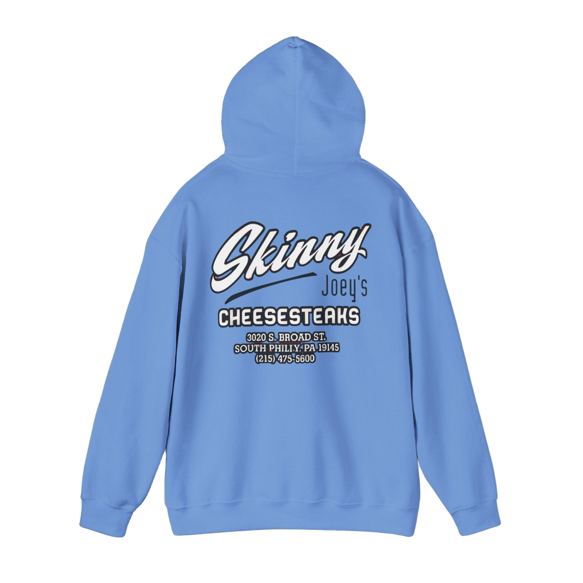 Skinny Joey's Cheesesteaks logo hoodie, gallery photo 9, The Skinny with Joey Merlino podcast merch
