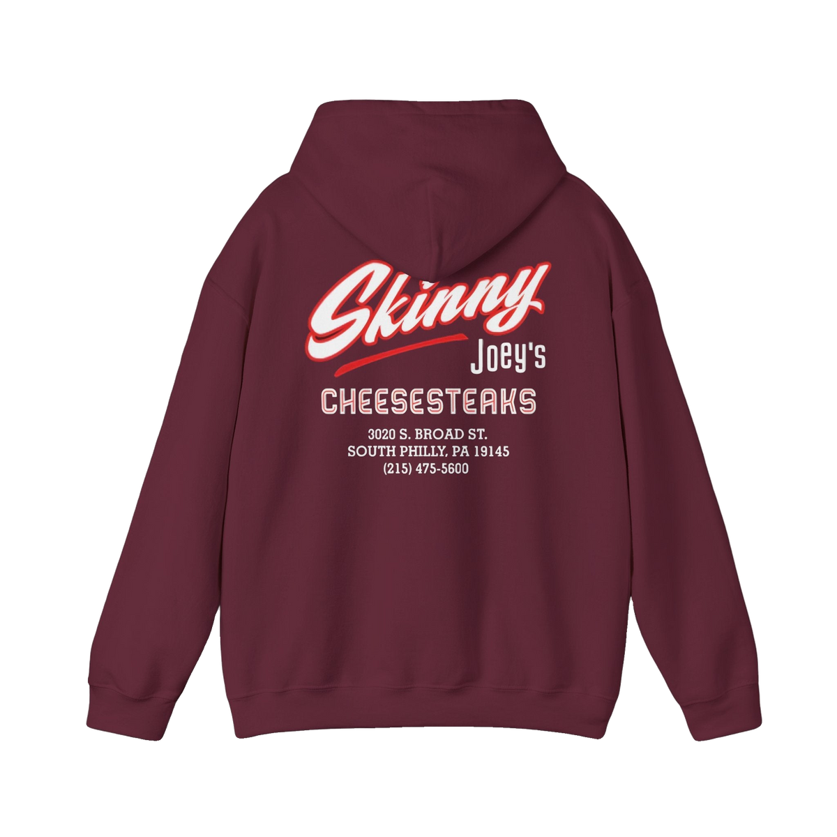 Skinny Joey's Cheesesteaks logo hoodie, gallery photo 16, The Skinny with Joey Merlino podcast merch
