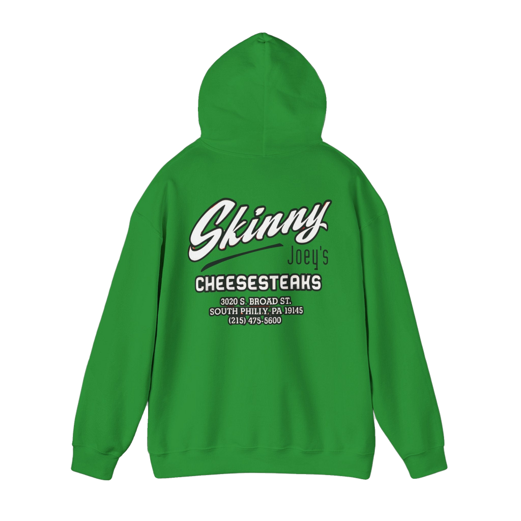 Skinny Joey's Cheesesteaks logo hoodie, gallery photo 25, Philly culture apparel