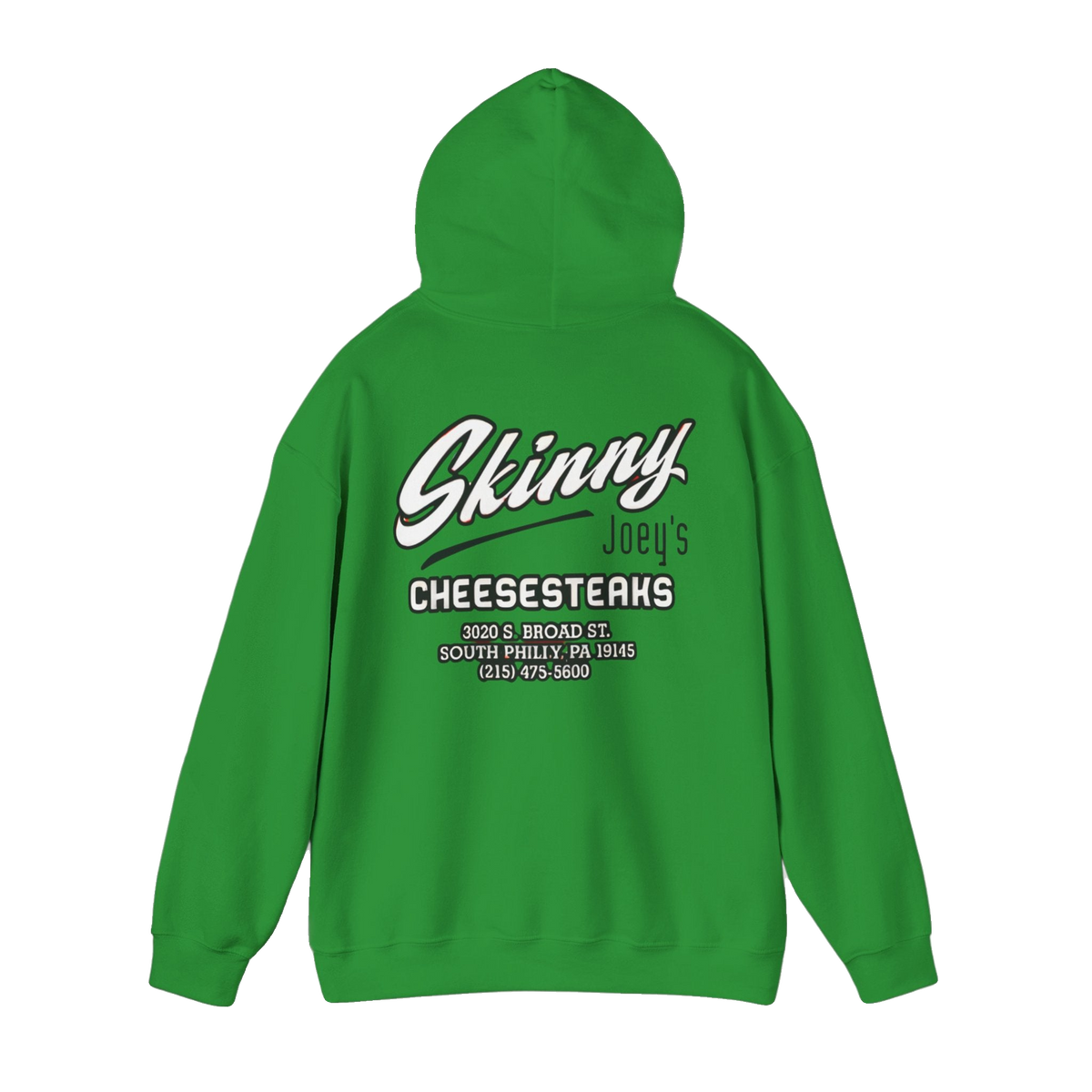 Skinny Joey's Cheesesteaks logo hoodie, gallery photo 25, Philly culture apparel