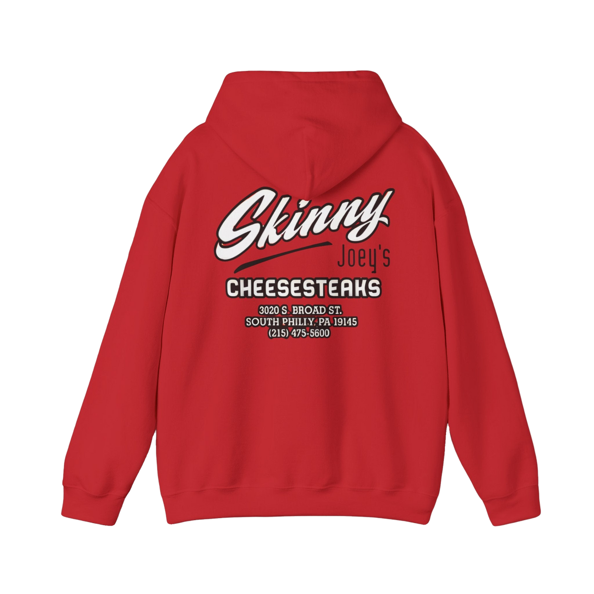 Skinny Joey's Cheesesteaks logo hoodie, gallery photo 32, Philly culture apparel