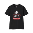 Skinny Joey's Cheesesteaks graphic tee in black, Philly culture apparel