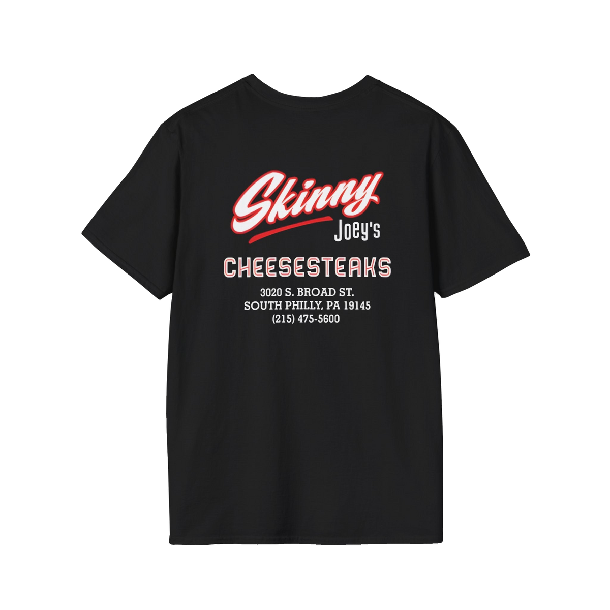 Skinny Joey's Cheesesteaks graphic tee, gallery photo 7, Italian American pride apparel