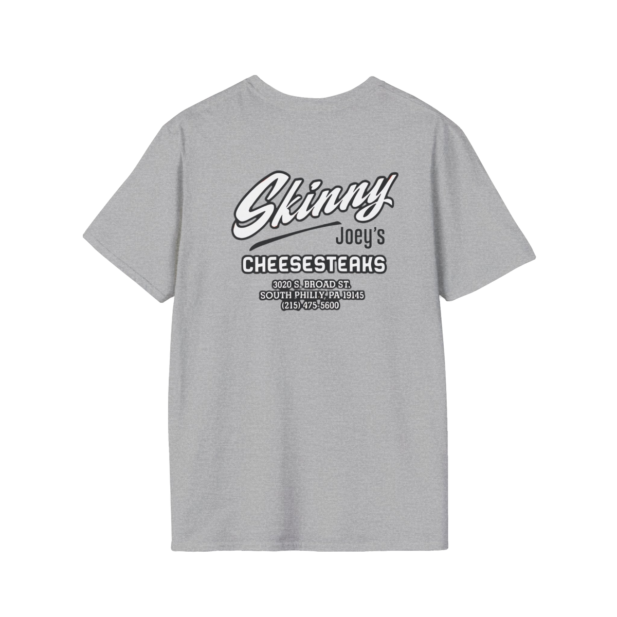 Skinny Joey's Cheesesteaks graphic tee, gallery photo 16, The Skinny Podcast with Joey Merlino & Lil Snuff merch