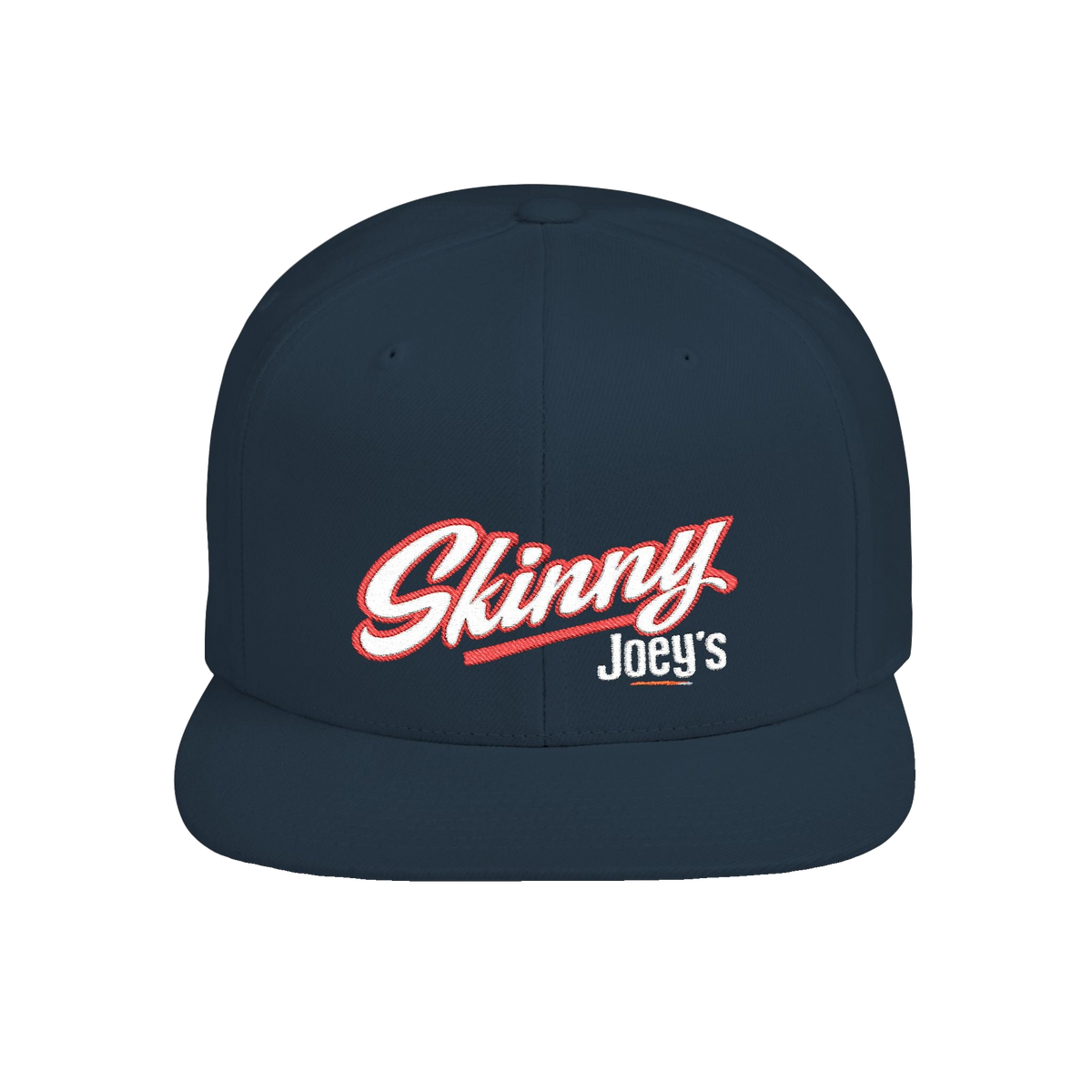 Skinny Joey's flat bill snapback hat in navy, South Philly streetwear