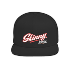 Skinny Joey's flat bill snapback hat in black, The Skinny with Joey Merlino podcast merch