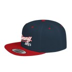 Skinny Joey's flat bill snapback hat, The Skinny Podcast with Joey Merlino & Lil Snuff merch