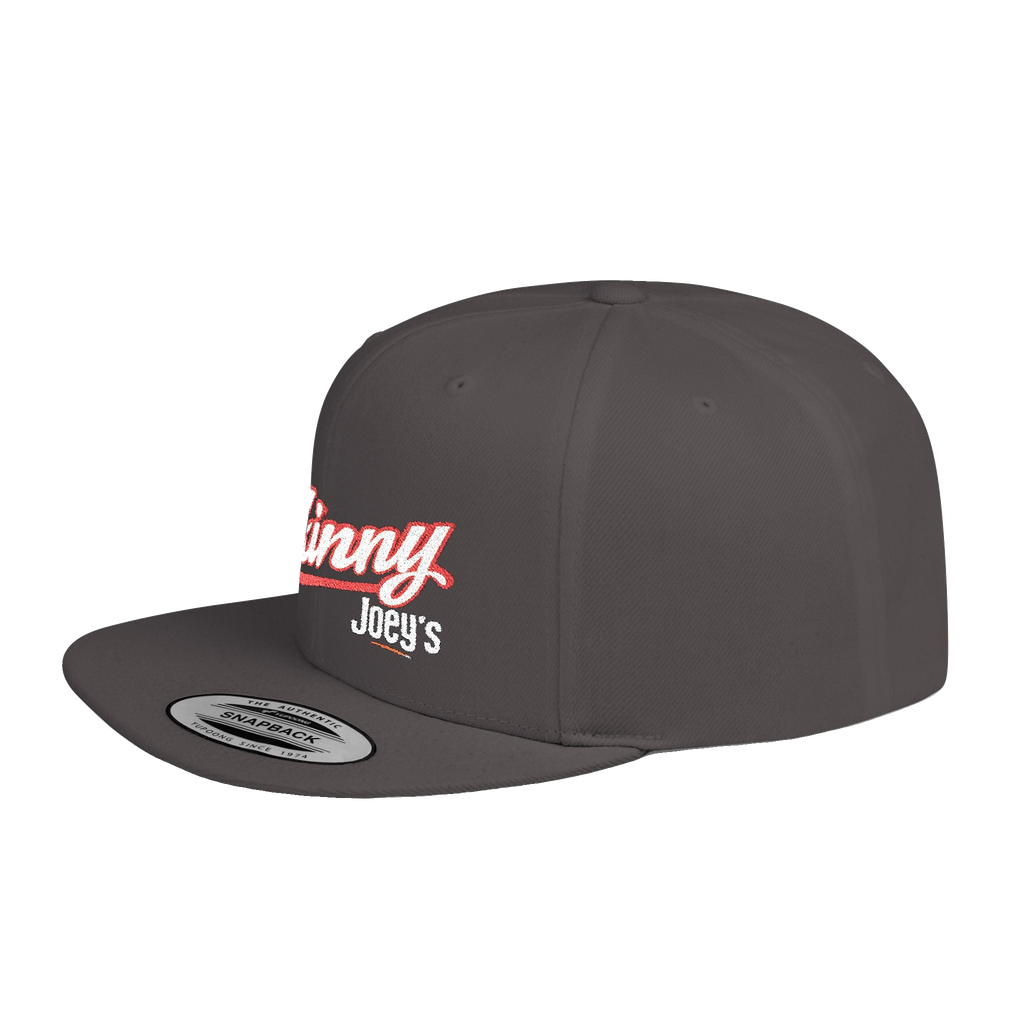 Skinny Joey's flat bill snapback hat, gallery photo 19, The Skinny with Joey Merlino podcast merch