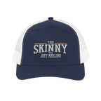 Joey Merlino mesh trucker hat in navy and white, South Philly streetwear