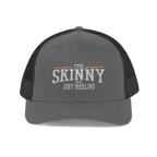 Joey Merlino mesh trucker hat in charcoal and black, Italian American pride apparel