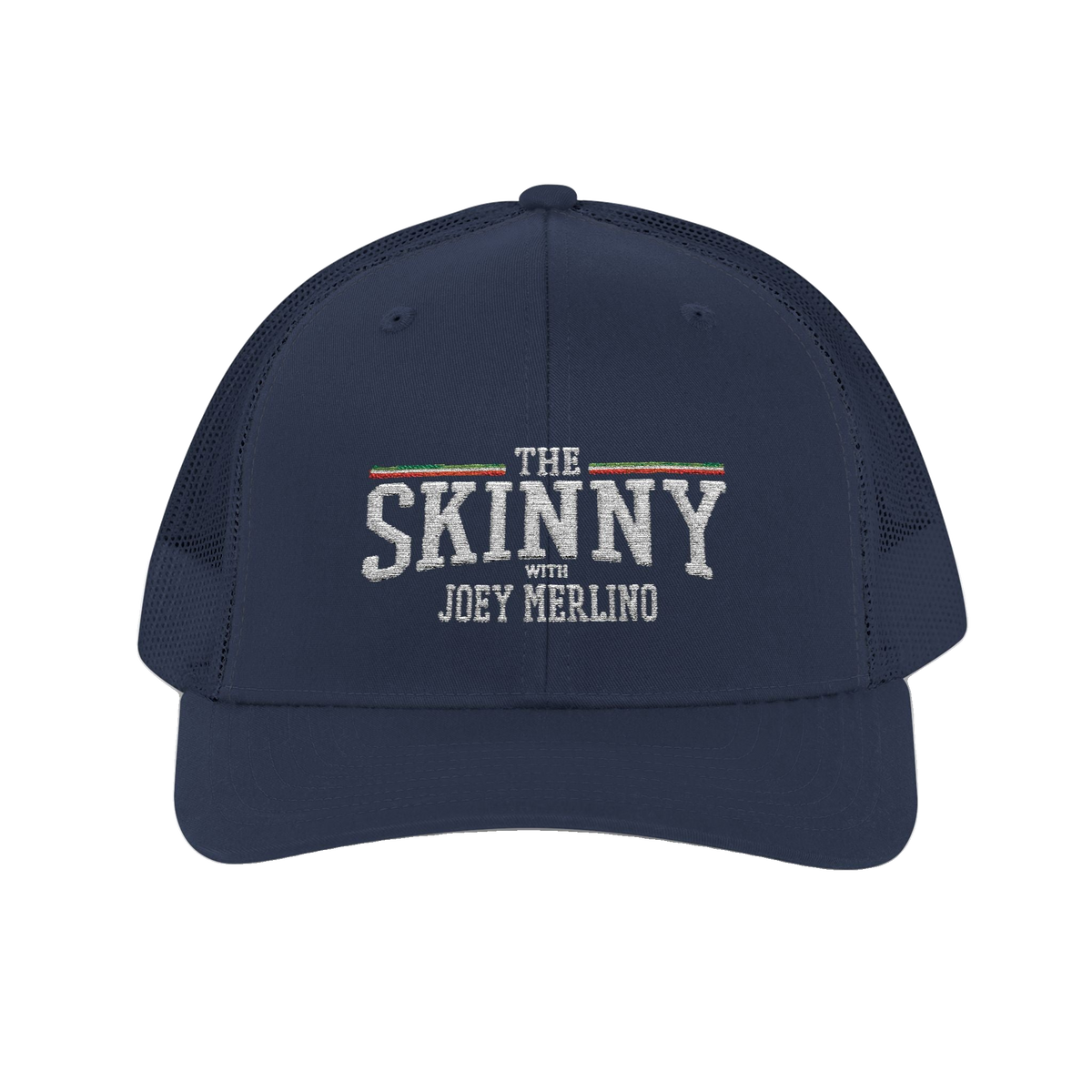 Joey Merlino mesh trucker hat in navy, South Philly streetwear