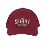 Joey Merlino mesh trucker hat in cranberry, Philadelphia streetwear