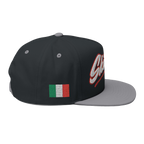 Skinny Joey's Italian edition flat bill cap, Philly culture apparel