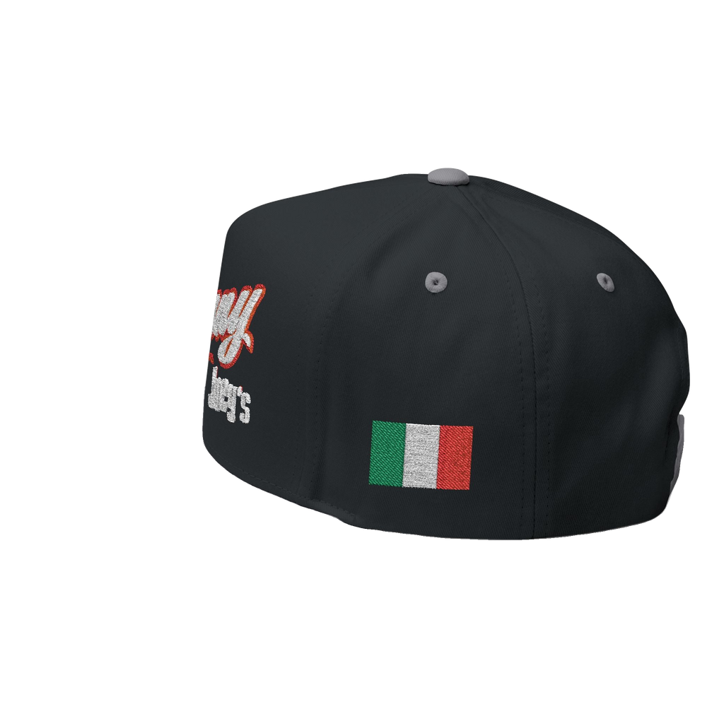 Skinny Joey's Italian edition flat bill cap, The Skinny Podcast with Joey Merlino & Lil Snuff merch