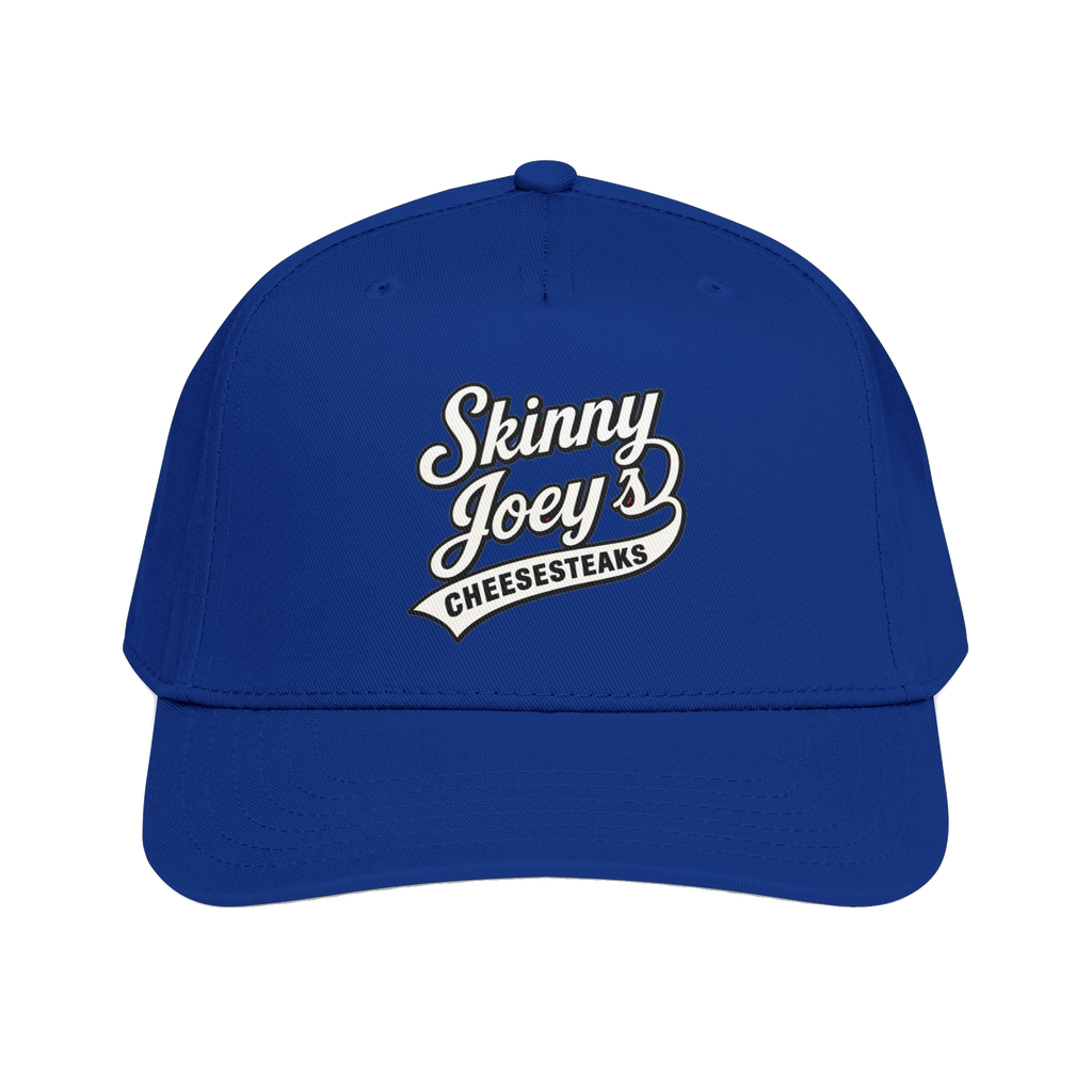 We Can Go Anywhere softball hat in royal blue, Philly culture apparel