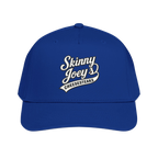 We Can Go Anywhere softball hat in royal blue, Philly culture apparel