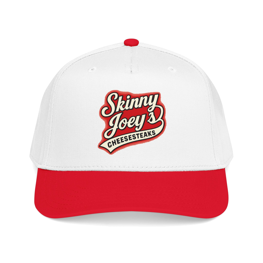 We Can Go Anywhere softball hat, Skinny Joey's Cheesesteaks apparel