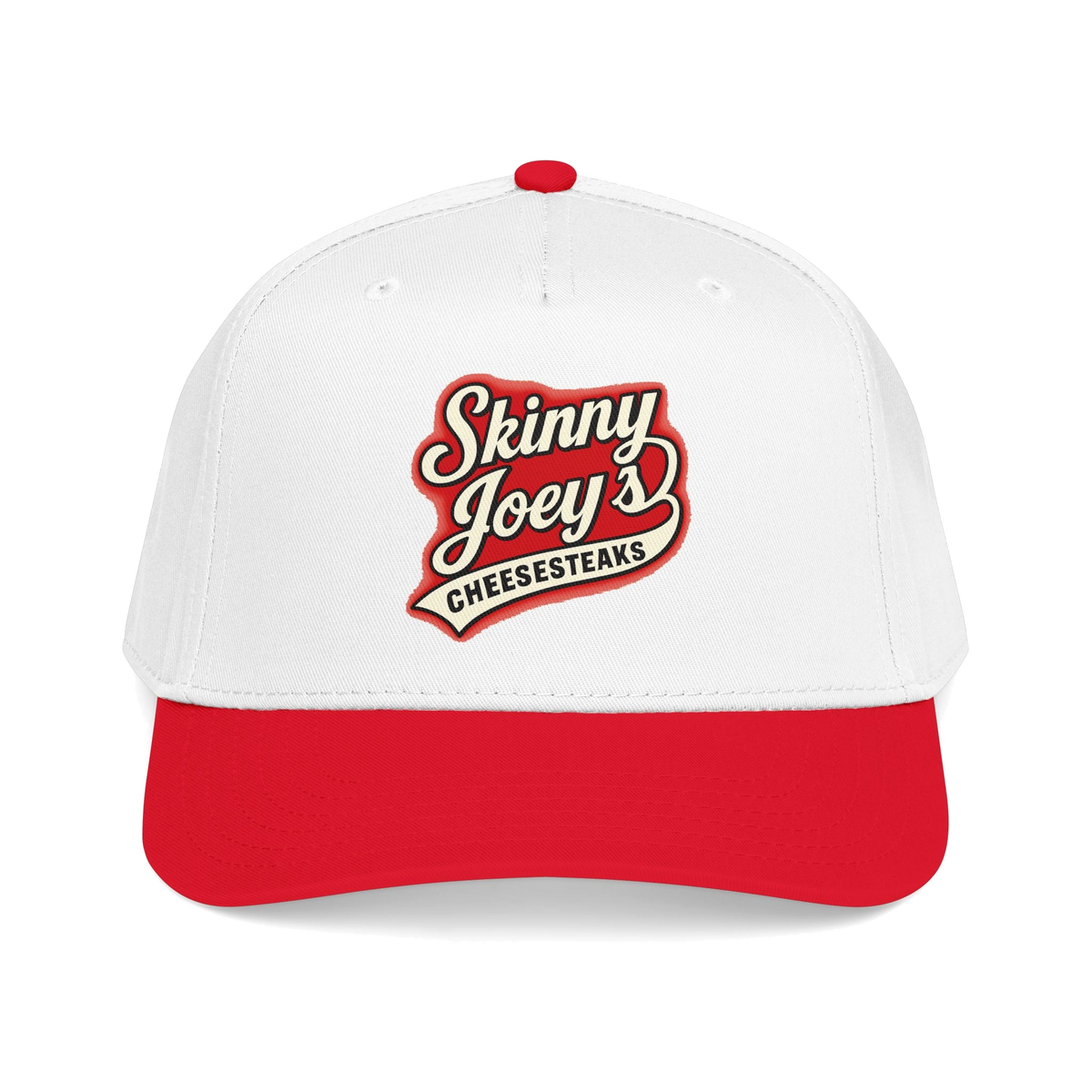 We Can Go Anywhere softball hat, Skinny Joey's Cheesesteaks apparel